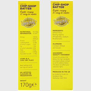 Goldenfry Chip Shop Batter Mix - 170g