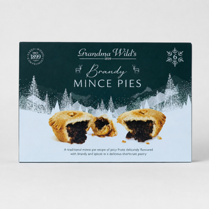 Grandma Wild's Traditional Brandy Mince Pies 6 Pack 348g