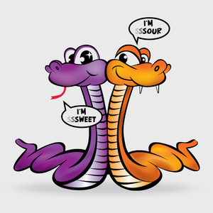 Haribo Twin Snakes Share Bag - 175g