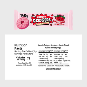 Jammie Dodgers Strawberry Biscuits - 140g