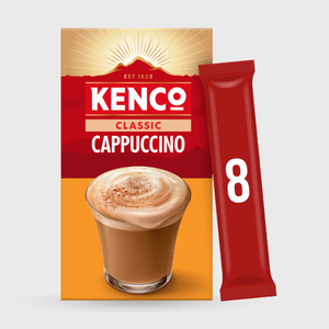 Kenco Original Cappuccino Instant Coffee 8 Sachets 118g