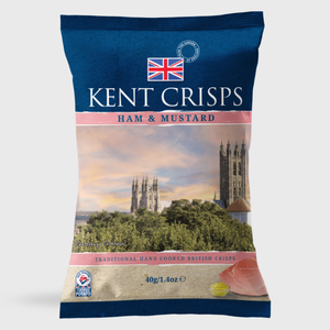 Kent Crisps Ham & Mustard - 40g