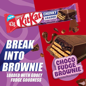 Kit Kat Chunky Chocolate Fudge Brownie Chocolate Bar 43g