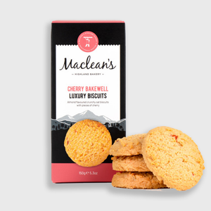 MacLean's Cherry Bakewell Luxury Biscuits 150g