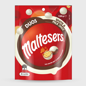 Maltesers Duos Chocolate Sharing Bag 120g (White & Milk Chocolate Flavour)