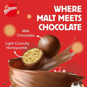 Maltesers Milk Chocolate Malt Balls Pouch Bag - 158g
