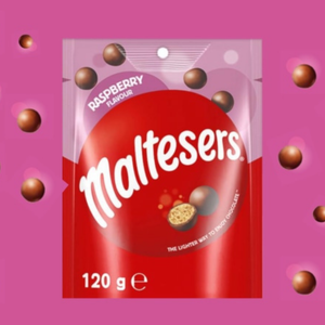 Maltesers Raspberry More to Share Pouch Bag - 120g