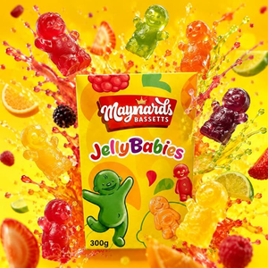 Maynards Bassetts Jelly Babies Gift Box Carton 300g