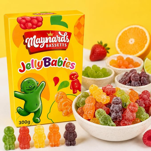 Maynards Bassetts Jelly Babies Gift Box Carton 300g