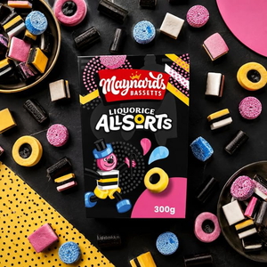 Maynards Bassetts Liquorice Allsorts Gift Box Carton 300g