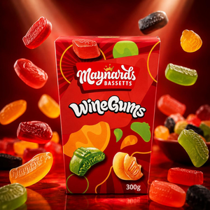 Maynards Bassetts Wine Gums Gift Box Carton 300g