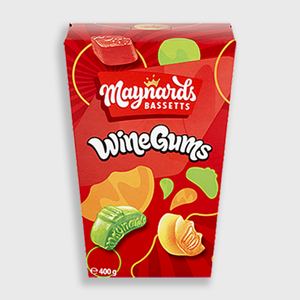 Maynards Bassetts Wine Gums Gift Box Carton 300g