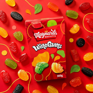 Maynards Bassetts Wine Gums Gift Box Carton 300g