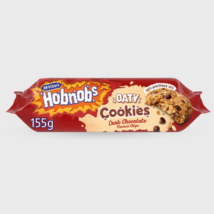 McVitie’s Hobnobs Oaty Cookies Dark Chocolate Cookies 155g