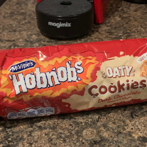 McVitie’s Hobnobs Oaty Cookies Dark Chocolate Cookies 155g