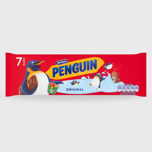 McVitie’s Original Milk Chocolate Penguin Biscuit Bars - Multipack - 7pk - 172g
