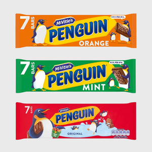 McVitie’s Original Milk Chocolate Penguin Biscuit Bars - Multipack - 7pk - 172g