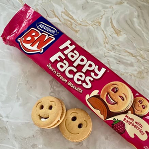 McVities BN Happy Faces Jam 'n' Cream Biscuits - 165g