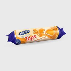 McVities Digestives Tops Biscuits Caramel Flavour - 100g