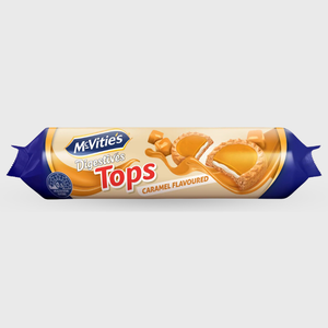 McVities Digestives Tops Biscuits Caramel Flavour - 100g