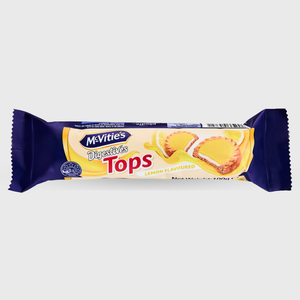 McVities Digestives Tops Biscuits Lemon Flavour - 100g