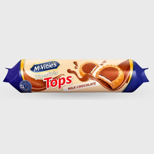 McVities Digestives Tops Biscuits Milk Chocolate Flavour - 100g