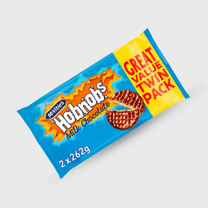 McVities Hob Nobs Dark Chocolate Twin Pack - 2x262g