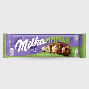 Milka Whole Nuts Hazelnut Milk Chocolate Bar 250g