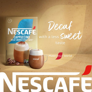 Nescafé Decaf Unsweetened Cappuccino 7 Pack 105g
