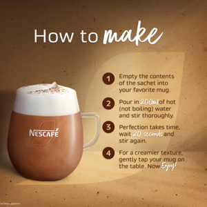 Nescafé Decaf Unsweetened Cappuccino 7 Pack 105g