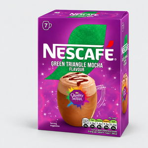 Nescafé Quality Street Green Chocolate Hazelnut Coffee 7 Sachets