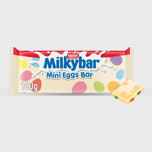 Nestlé Milkybar Mini Eggs White Chocolate Bar 100g