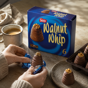Nestlé Walnut Whip Milk Chocolate 6 Pack 180g