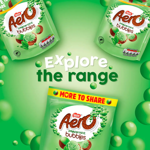 Nestlé Aero Peppermint Bubbles Mint Pouch - 92g