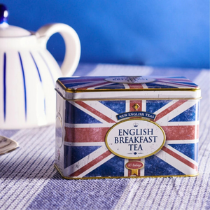 New English Teas English Breakfast Tea Union Jack Tin - 40 Teabags