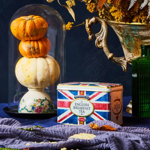 New English Teas English Breakfast Tea Union Jack Tin - 40 Teabags