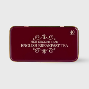 New English Teas English Breakfast Vintage England Classic Tea Tin - 40 Teabags