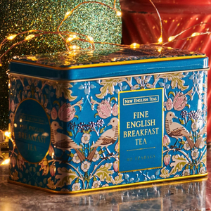 New English Teas Song Thrush Classic Teal Tin - 40 Teabags