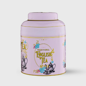 New English Teas Vintage Victorian 1869 Black Tea Pink Tin - 80 Teabags