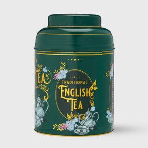 New English Teas Vintage Victorian English Afternoon Tea Dark Green Tin - 240 Teabags