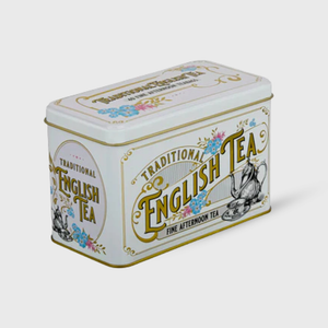 New English Teas Vintage Victorian English Afternoon Tea Ivory Tin - 40 Teabags