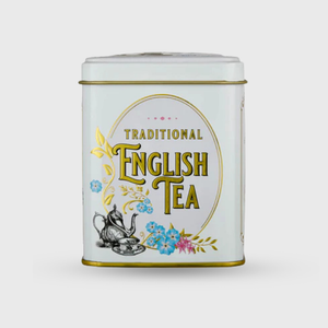 New English Teas Vintage Victorian English Afternoon Tea Ivory Tin - 40 Teabags
