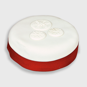 Original Cake Co. All Over Iced Premium Round Fruit Cake 6"