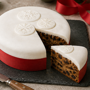 Original Cake Co. All Over Iced Premium Round Fruit Cake 6"