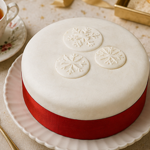 Original Cake Co. All Over Iced Premium Round Fruit Cake 6"