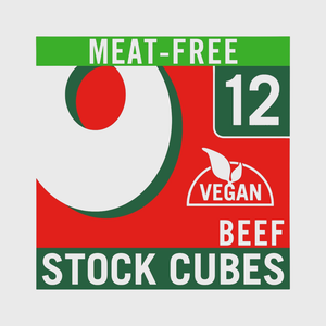 OXO Meat-Free Beef Flavour Stock Cubes - 12 Pack - 71g