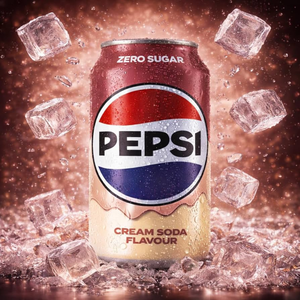 Pepsi Zero Sugar Cream Soda 330ml Can