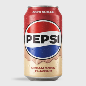 Pepsi Zero Sugar Cream Soda 330ml Can