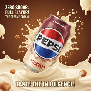 Pepsi Zero Sugar Cream Soda 330ml Can