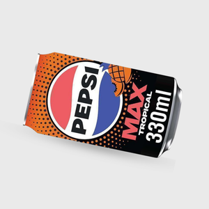 Pepsi MAX Zero Sugar Tropical Flavour - 330ml